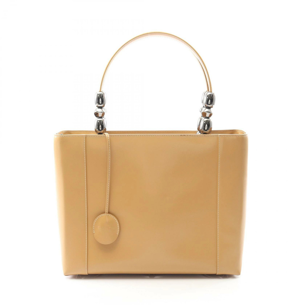 Dior Maris Pearl Handbag Leather Beige